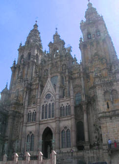 Die Kathedrale von Santiago de Compostela - Foto Heinrich Wagner